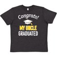 thumbnail image 3 of Inktastic Congrats My Uncle Graduated with Cap Youth T-Shirt, 3 of 5