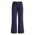 thumbnail image 5 of RUTAYY Girls Flare Pants Elastic Waist with Pockets Trousers Pull On Straight Leg Long Trousers Navy, 5 of 8