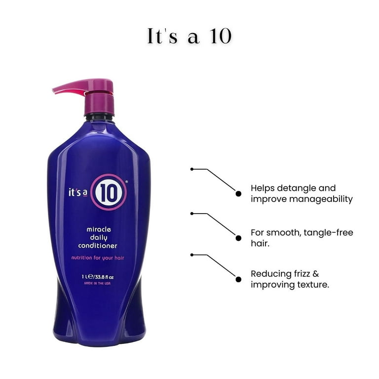 Miracle Shampoo Plus Keratin With 10 Benefits - It's A 10