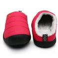 thumbnail image 5 of ZTTD Womens Slippers Warm Winter Flats Shoes for Womens Indoor House Slip On With Cotton Pink, 5 of 7