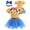 Crow yellow, variant on WIBACKER Infant Baby Girls Romper Tutu Dress 3-18M Princess Bodysuit Tulle Dresses with Headband Birthday Christmas Halloween Costume
