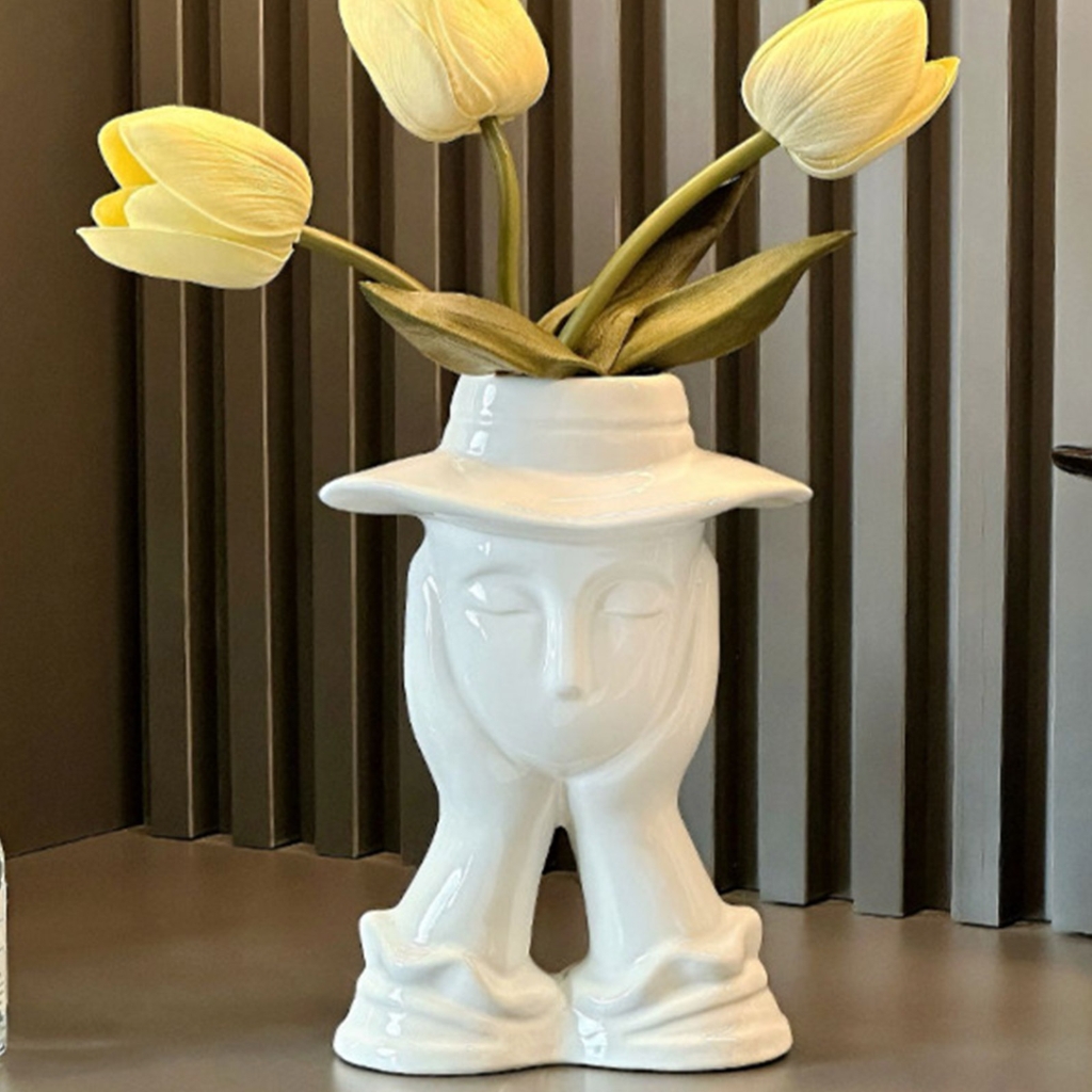 lanema Hand-Making Epoxy Resin Plant Pots Mould Silicone Texture for Concrete Vases
