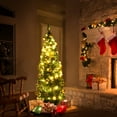 thumbnail image 6 of Costway 5Ft PVC Artificial Pencil Christmas Tree Slim Stand Green, 6 of 10