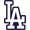 Navy Blue, variant on Black LA Logo Vinyl Sticker Decal, Los Angeles Baseball Fan Art, Minimalist Black Aesthetic Accessories for Laptop, Water Bottle, Hydro Flask, Tumbler, Car Window, Bumper, Truck, Cooler (5"x3.7")