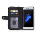 thumbnail image 4 of iPhone 7 Wallet Case, Mignova 2 in 1 Detachable Back Case Leather flip Wallet Bag Pouch Case Cover for Apple iPhone 7 4.7" 2016 (Black), 4 of 6