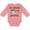 Mauve, variant on Inktastic My Auntie Loves Me with Sloth and Hearts Boys or Girls Long Sleeve Baby Bodysuit