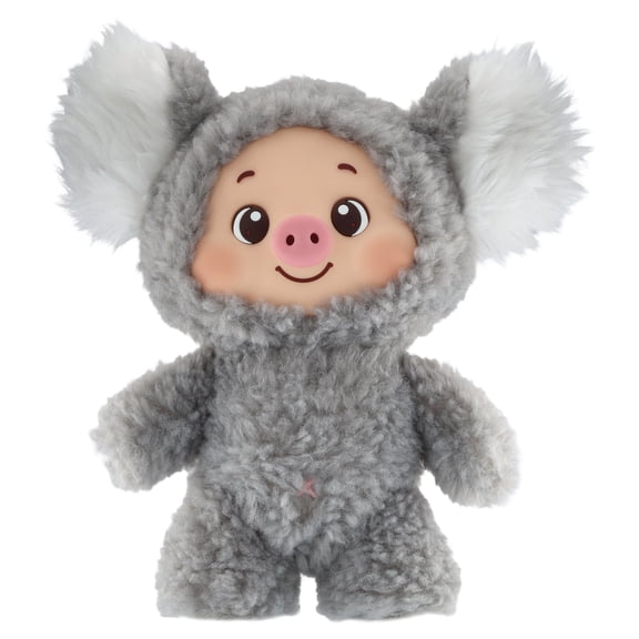 Piggy Pals Koala Collectible Plush Toy, Gray, 8"