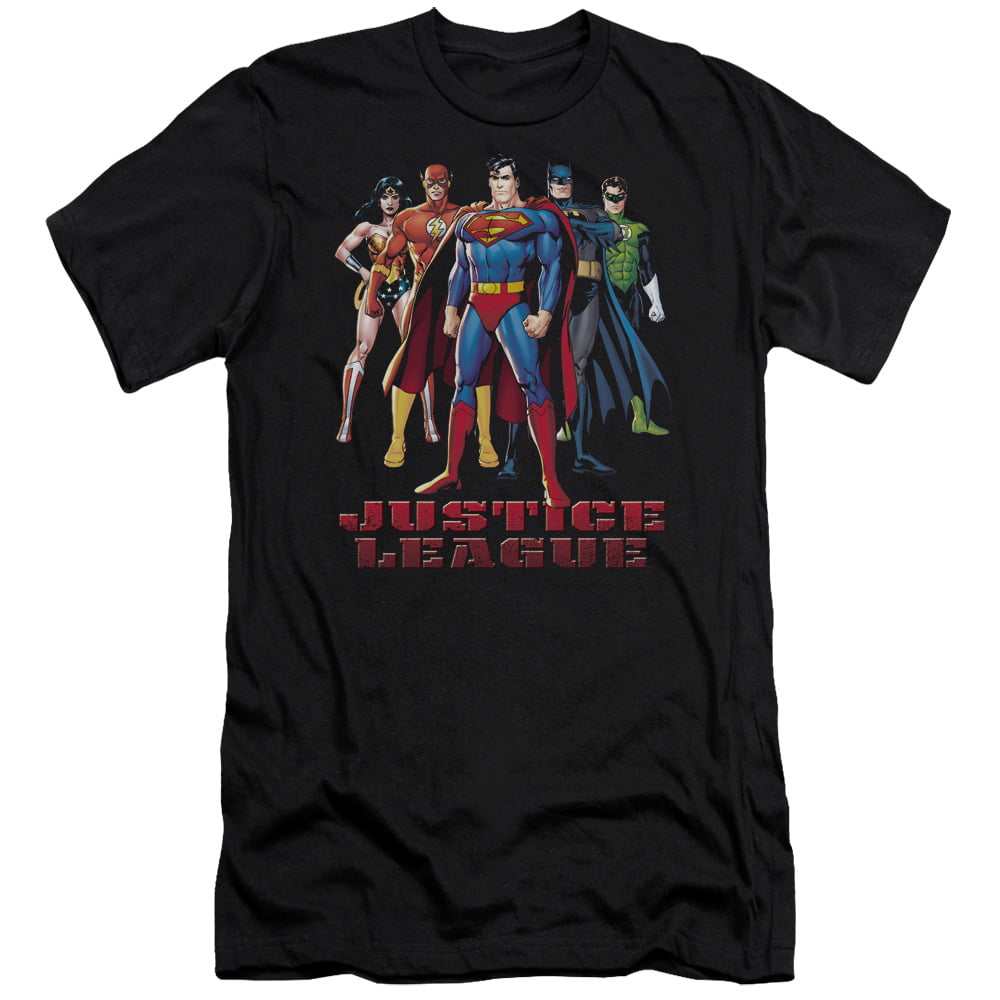 Trevco Mens JLA Justice League Trigger Adult T-Shirt