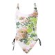 thumbnail image 4 of Tops de Bikini para las Mujeres Patrón Multicolor Impresión Trasera Recorte Sling Traje de Baño, Traje de Baño de Pieza Modesta, 4 of 6