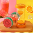 thumbnail image 2 of Graflsoa Creative Watermelon Sand Timer - 45-Minute Glass Flow Decorative Piece for Kids, Kitchen, and Games, 2 of 6