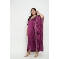 thumbnail image 4 of Oussum Plus Size Embroidered Kaftan Dresses for Women Long Solid Caftan Dress, 4 of 8