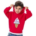 thumbnail image 5 of Avtoify Girls Hoodies Casual, Toddler Girls Fall Clothes, toddler Boys and Girls Hooded Sweatshirt, Children's Casual Heart Print Hoodie, Infant Gift, 5 of 6