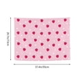 thumbnail image 6 of Kdxio Strawberry And Heart Wall Hanging Tapestries Banner For Bedroom College Dorm Home Living Room Party Decor 29X37 In, 6 of 8