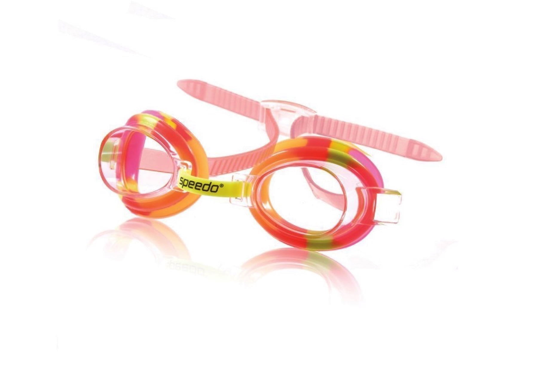 Speedo Kids Tye-Dye Splasher Goggle Kids Swim Goggle Yellow by Speedo