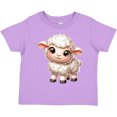 thumbnail image 3 of Inktastic Cute Fluffy Lamb Boys or Girls Toddler T-Shirt, 3 of 5