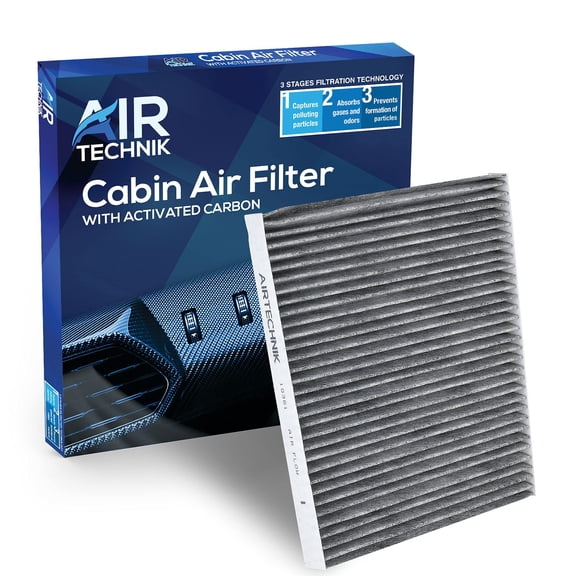 AirTechnik CF10361 Cabin Air Filter w/Activated Carbon Fits Chevorlet Cobalt 2005-2010, HHR 2006-2011, Pontaic G5 2007-2010, Pursuit 2005-2006, Saturn Ion 2003-2007 - 52493319