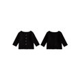 thumbnail image 2 of BemeyourBBs Baby Girls Long Sleeves Sweater Solid Color Button Infant Cardigan, 2 of 9