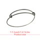 thumbnail image 4 of Jumpingount expandible Alambre de metal Joyería de moda en blanco Adorno para el cuerpo Regalos bonitos Buenos accesorios para mujeres Negro Type1 NO1, 4 of 6