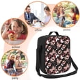 thumbnail image 5 of Pofeuu Butterflies1 Print Lunch Bag Women Insulated Lunch Box Reusable Leakproof Large Spacious Cooler Tote for Women Men, 5 of 7