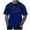 Blue, variant on Big and Tall Shirts for Men Casual Short Sleeve T Shirt With City Theme Letter Print For Daily Wear And Outing Comfortable Fit Tee Shirts Spandex T Men Casual Graphic Mens Tee Big Shirt Mens L