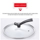 thumbnail image 4 of Tapa de vidrio templado, tapa multiusos para ollas, tapa visible para wok doméstico., 4 of 6