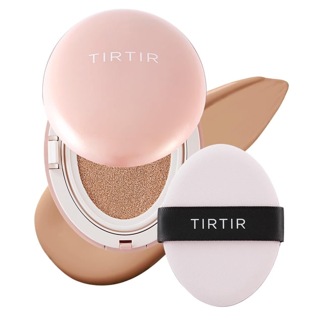 Mascarilla Tirtir de Cushion Foundation, para todo tipo de funda, rosa #27C, beige frío