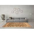 thumbnail image 3 of Ahgly Company Indoor Square Oriental Brown Traditional Area Rugs, 5' Square, 3 of 4