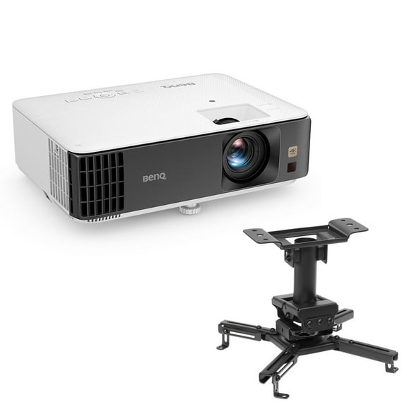 BenQ TK700 4K Ultra HD HDR DLP Gaming Projector, Bundle with H&A Ceiling Mount