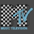 thumbnail image 2 of Junior's MTV Checkered Logo  Racerback Tank Top, 2 of 4