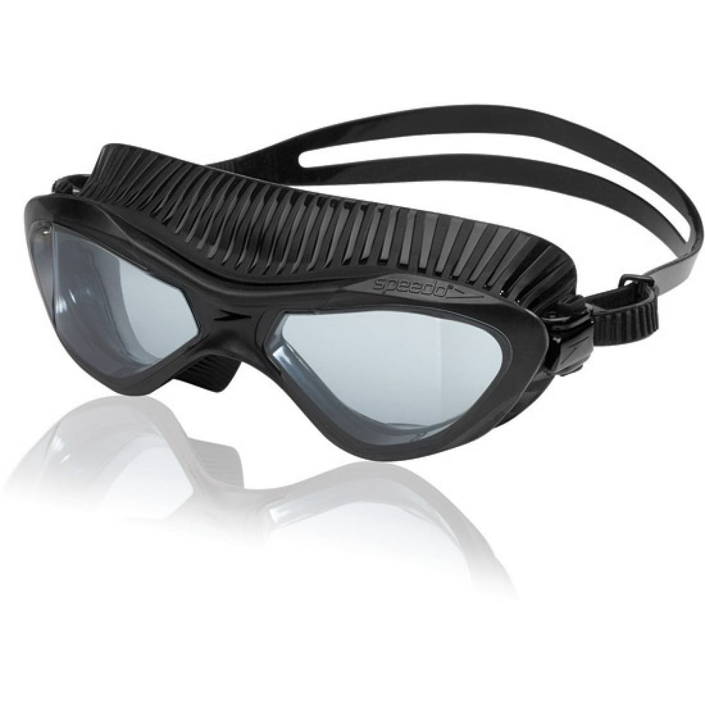 Speedo FIT Caliber Swim Mask with Elastomeric Technology Black