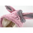 thumbnail image 3 of Infant Baby Girls Winter Coat Faux Fur Fleece Outwear Hooded Thick Warm Jacket With Bag, 3 of 7
