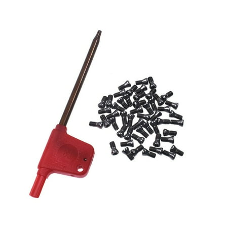 

50pcs M2.5 x 6mm Insert Torx Screw for Carbide Inserts Lathe Tool & Screwdriver
