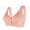Watermelon Red, variant on JIUKE Front Closure Bras for Women Push up No Underwire Sleep Bralettes Full Support T-Shirt Bras Brown M