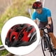 thumbnail image 5 of Casco de bicicleta transpirable con visera Casco de bicicleta para adultos que viajan en bicicleta Rojo, 5 of 8