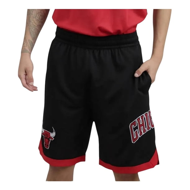 Short Fanatics Hombre Nba Chicago Bulls Basquetbol Negro negro XL