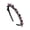 B, variant on Hair Hoop Band with Clips Non-slip Shiny Rhinestone Inlay Headdress Hairstyle Fixing Acrylic Women Girls Bangs Clip Headband Cute Headwear Hair Accessories