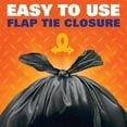 thumbnail image 3 of Hefty Easy Flaps Multipurpose Large Trash Bags, 30 Gallon, 40 Count, 3 of 4