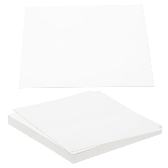 Uxcell 12x12x0.06" Chipboard Sheets, 10Pcs 60PT Thick Book Board Binders Board Sturdy Bookbinding Supplies, White