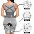 thumbnail image 6 of MISS MOLY Shapewear Bodysuit for Women Tummy Control Open Bust Body Shaper Slimming Waist Trainer Briefer, 6 of 7