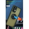 thumbnail image 2 of is Specially Designed for Samsung Galaxy A72(5G) Anti-Fall,Anti-Fingerprint, Built-in 360° Rotating Ring Bracket Solid and Durable Magnetic car Phone case, Suitable for 6.7inches Male-Black, 2 of 6