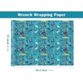 thumbnail image 3 of Wrench Wrapping Paper Roll - Mini Roll - 17 Inch x 16.5 Feet - Tools Gift Wrap Perfect for Men Dad Husband Boys, Construction Workers, Laborer, Birthday, Fathers Day, 3 of 7