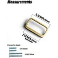 thumbnail image 6 of Goo-Ki Antique Brass Cabinet Pulls 2.5'' (64MM) Hole Centers Retro Zinc Alloy Drawer Pulls Handles for Drawer,Wardrobe,Cupboard, 6 Pack, 6 of 7