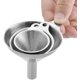 thumbnail image 5 of BRILLAR Juego de mini embudo ajustable de acero inoxidable para transferencia de líquidos - 3 piezas, 5 of 5