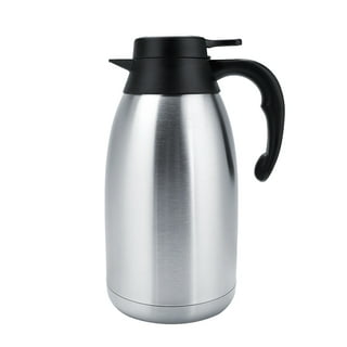 2.2l Airpot Double Wall Insulated Fountain - Lever Action - Stainless Steel  Coffee Carafe - Pump