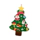 thumbnail image 2 of Árbol de Navidad de fieltro con adornos desmontables, regalo para niños, para colgar en la pared. Estilo B, 2 of 9