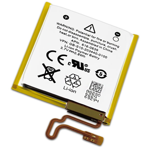 Fenzer Replacement Battery 616-0639 616-0640 Compatible with iPod
