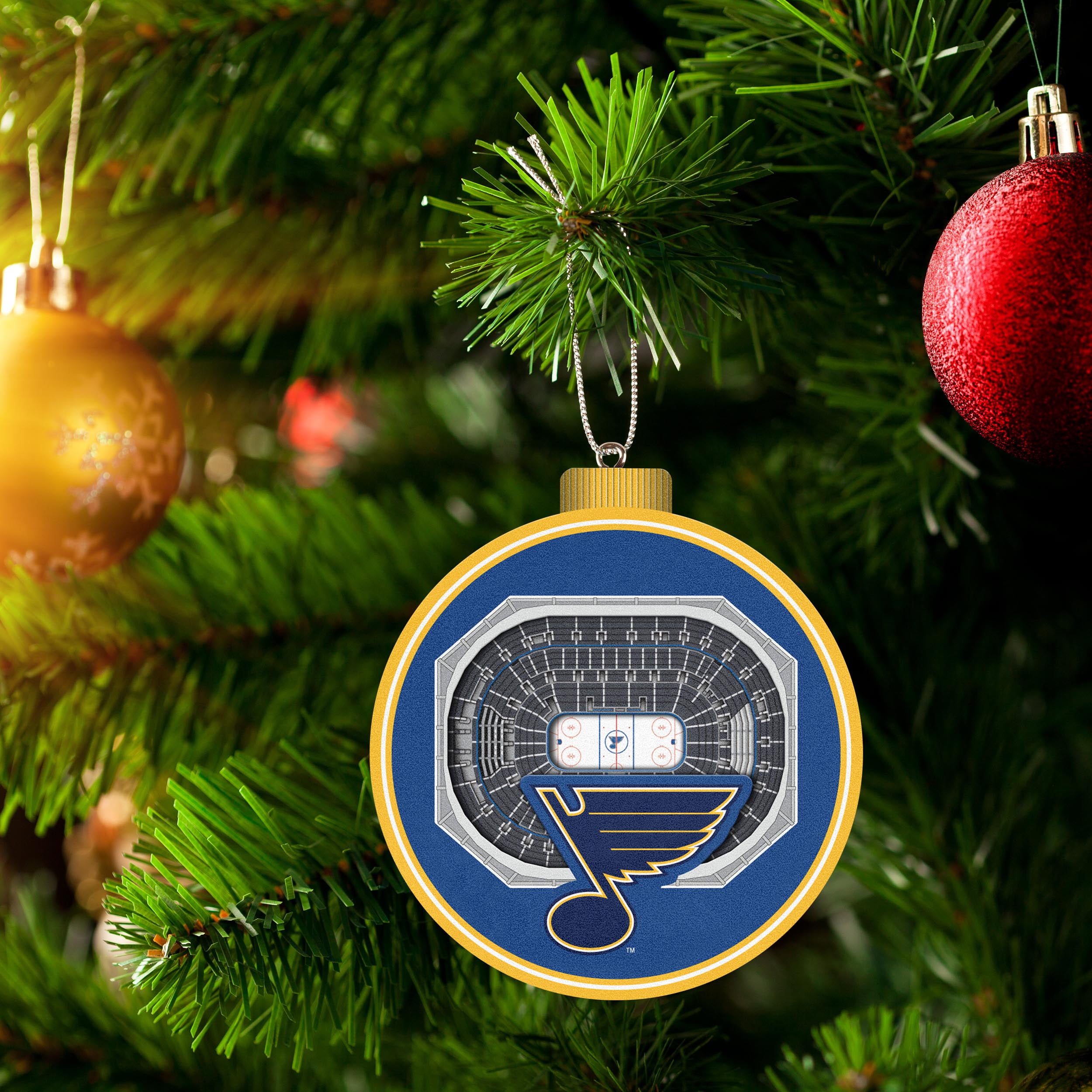 YouTheFan NHL St. Louis Blues 3D StadiumView Ornament