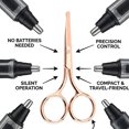 thumbnail image 4 of EXLEAF 2026 New Nose Hair Scissors,Precision Beard Scissors for Men,Multi-Purpose Hair Cutting Shears for Grooming,Nose Hair Scissors for Eyebrow&Cuticle Trimming, 4 of 7