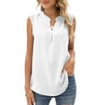 thumbnail image 5 of NJGRAE Casual Tops for Women Yoga T-Shirts for Women Tops for Women V Neck Tank Tops Lace Sleeveless Shirts Summer Casual Tunic Blouse Petite Slim Fit Shirts Women S, 5 of 7