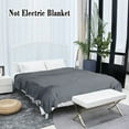 thumbnail image 2 of PiccoCasa All-Season Flannel Fleece, 1 Piece Twin(59' x 78')Blanket, Dark Gray, 2 of 8